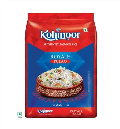KOHINOOR Authentic Royale for Pulao Basmati Rice (Basmati Chawal) (Long Grain) (1 kg)