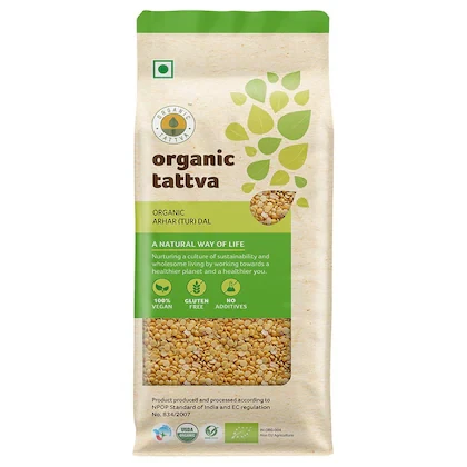 Organic Tattva Tur / Arhar Dal 500 g