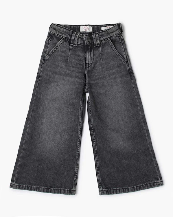 Boys Lightly Washed Flared Jeans