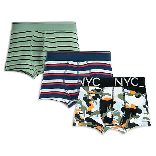 ARIEL Boys Cotton Boxers (Pack of 3)