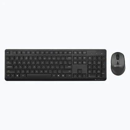 Zebronics Companion 200 Wireless Keyboard And Mouse Combo, Black