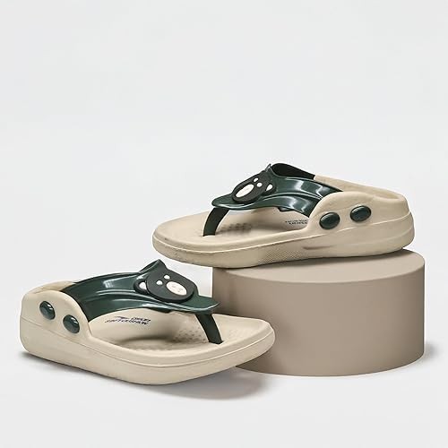 ASIAN Kids ZOOPY-07 Daily Use Walking Sliders, Casual Slippers, Lightweight and Stylish Flip-Flop Design for Girls & Boys, Perfect for Indoor and Outdoor Wear, Comfortable All-Day Use