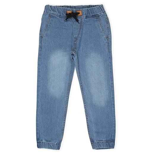 Urbano Juniors Boy's Slim Fit Mid Rise Stretchable Jogger Jeans