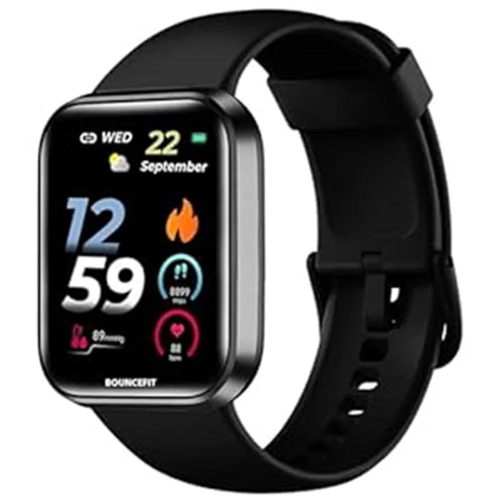Morden Smart Watch for Kids Men Women Boys Girls D116 Water Proof Touchscreen Smart Watch Bluetooth 1.44 HD Screen Smart Watch with Daily Activity Tracker, Heart Rate Sensor, Sleep Monitor - Black