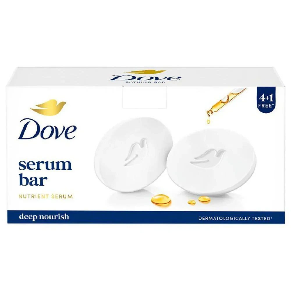 Dove Deep Nourish Nutrient Serum Bar 125 g (Buy 4 Get 1 Free)