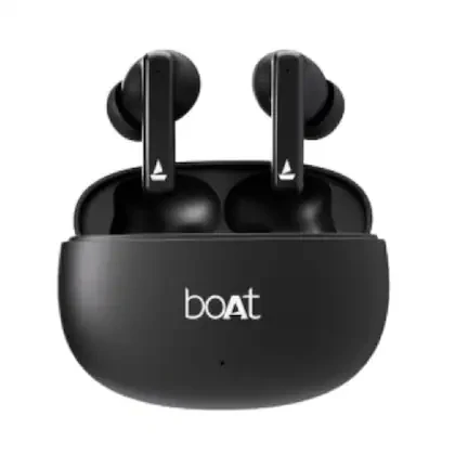 boAt Airdopes 170 ANC TWS Earbuds with 35 dB Active Noise Cancellation, Ambient Mode, 75 hrs Playback, 4 Mics with ENx, 13 mm Drivers, BEAST Mode, IWP Tech, ASAP Charge, Active Black