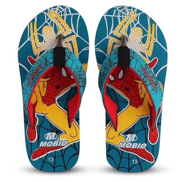 Kids Slippers for Boys & Girls – Soft Non-Slip Indoor Outdoor House Shoes, Comfortable Durable Footwear for Children & Toddlers (Spiderman)