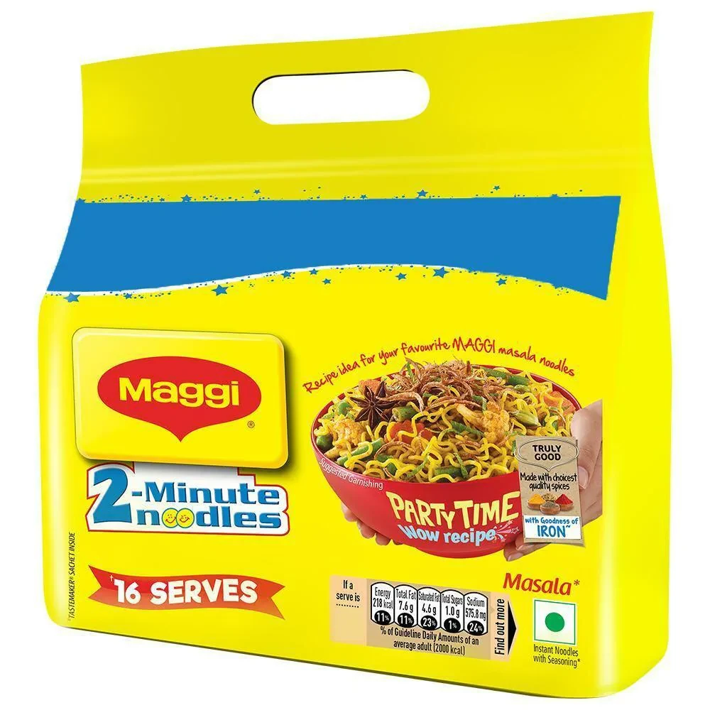 Maggi 2-Minute Masala Noodles 768 g (Pack of 16)