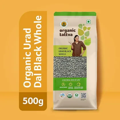 Organic Tattva Black Whole Urad 500 g