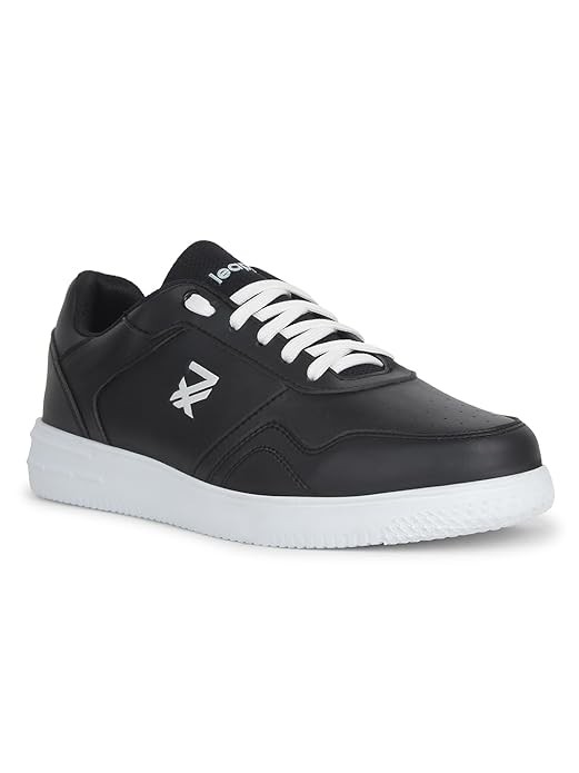 Liberty Leap7x SNOOKIS-E Lacing Casual Sneakers for Men with EVA Sole | PVC Upper | Memory Foam Insole | Stylish & Comfortable | Breathable, Lightweight & Flexibility | Shock Absorption