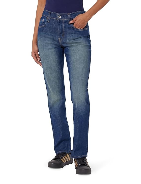 Levi's Women's High Rise 724 Slim Straight Fit Jeans