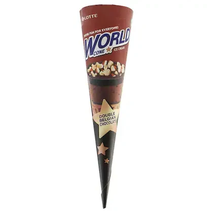 Havmor Lotte Cone Double Belgium Chocolate Ice Cream 150 ml