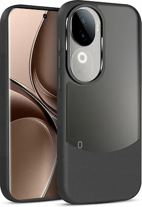 Mintzz Ultra-Hybrid Shockproof Back Cover Case for Vivo V40e|Camera Protection Bump | Premium Grip | Shockproof Back Cover for Vivo V40e Grey
