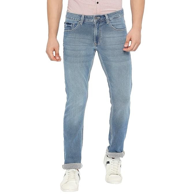 Spykar Men's Rover Regular Fit Mid-Rise Jeans