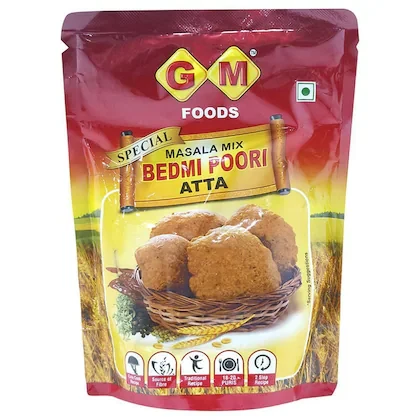 GM Foods Bedmi Puri Masala Mix Atta 400 g