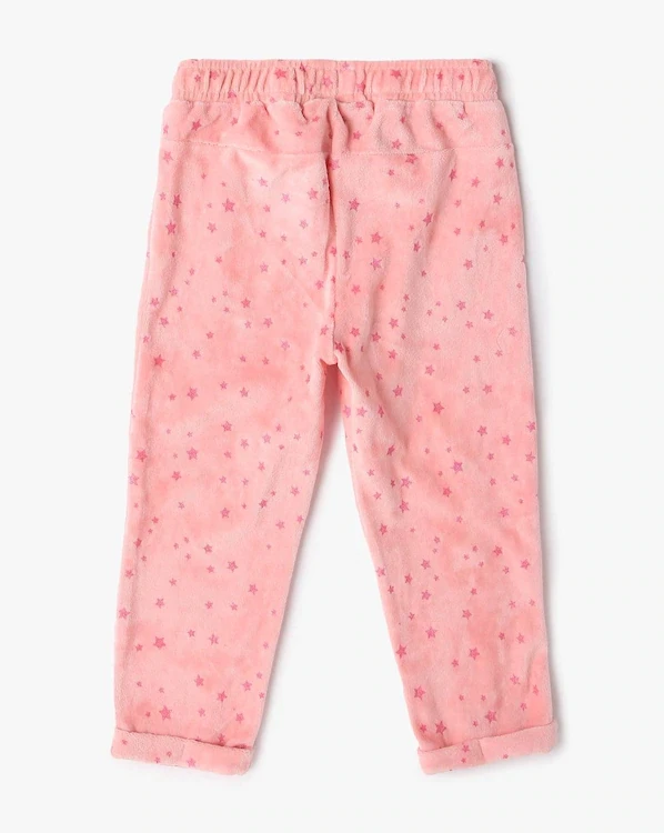Girls Novelty Print Regular Fit Pants