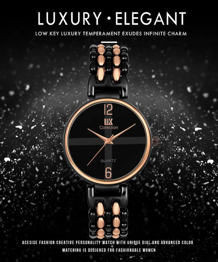 IIK Collection Analog Black Dial Multicolor Strap Watch For Women And Girls (IIK-1081W)