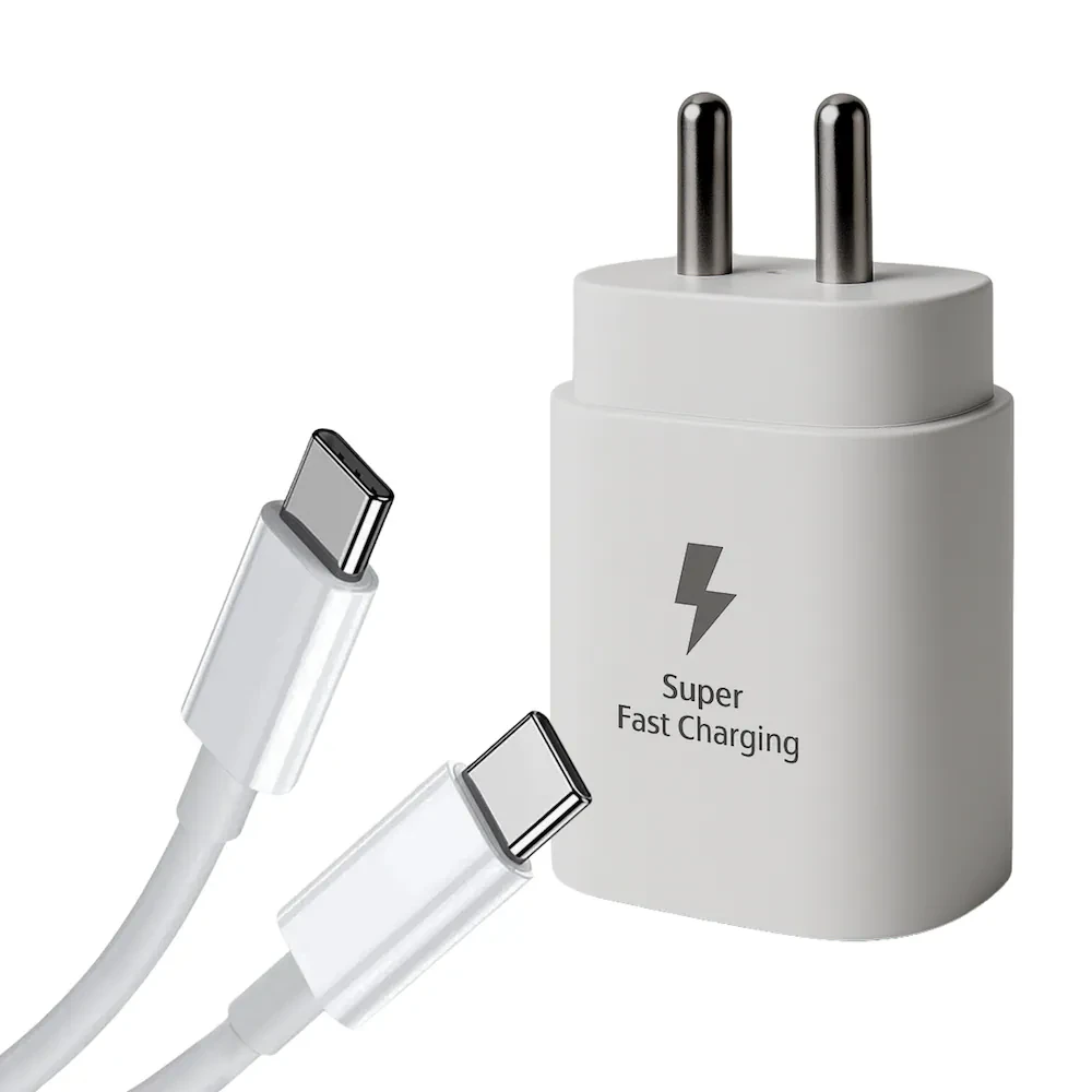 Umake 25W Type-C Fast Charger Adapter | Super Fast PD Wall Charger Compatible with Samsung Galaxy, OnePlus, Xiaomi, Vivo, OPPO & Other Type-C Devices | 6 Months Warranty