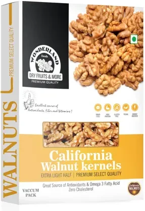 WONDERLAND Premium Walnut Kernels Walnuts (Akhrot) (1 x 200 g)