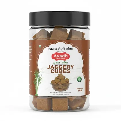 Avadh Desi Gud Jaggery Cubes 1kg