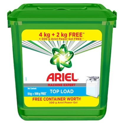 Ariel Matic Top Load Detergent Powder 4 kg + 2 kg