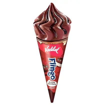 Vadilal Flingo Belgian Chocolate Cone Ice Cream 110 ml