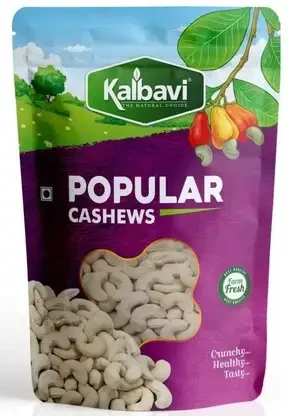 Kalbavi Popular W450 Cashews (Kaju) (1 x 500 g)