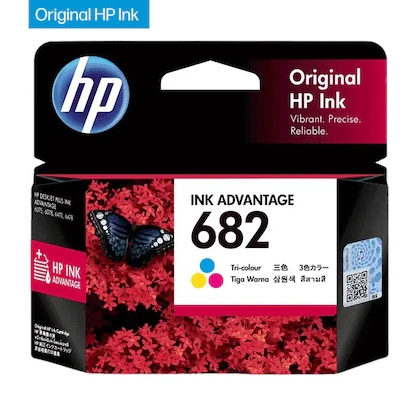 HP 682 Original Ink Cartridge, Tri-color