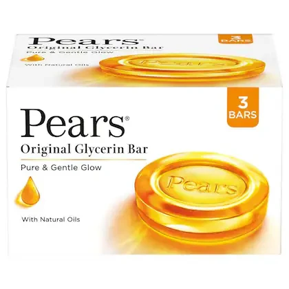 Pears Pure & Gentle Glow Original Glycerine Bathing Soap (3N x 125 g)