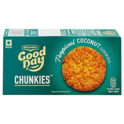 Britannia Good Day Chunkies Crunchy Coconut Cookies 100 g