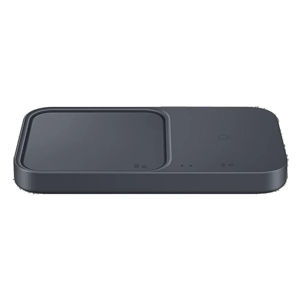 Samsung 15 Watts Fast Charging Support Wireless Mobile Phone Charger, LED Lights, Built-in Cooling System, Simultaneously Power Up Two Device, Dark Gray