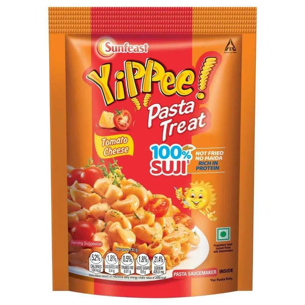 Sunfeast Yippee! Suji Tomato Cheese Pasta Treat 70 g